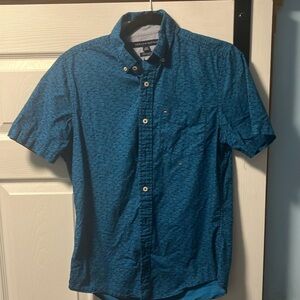 Tommy Hilfiger Blue Casual Button Down Shirt